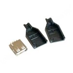 Гніздо USB на провід у корпусі(пластик)